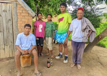 Kinder mit unserem opa