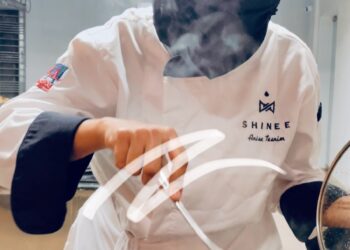 Ich arbeite als Köchin